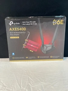 TP-Link Archer TXE75E Black AXE5400 Wi-Fi 6E Bluetooth 5.2 PCIe Adapter - Picture 1 of 12