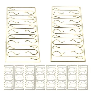 100 PCS Weihnachtsbaumhaken Kleiderbügel Für Weihnachtsschmuck Hakenverzierung - Bild 1 von 12