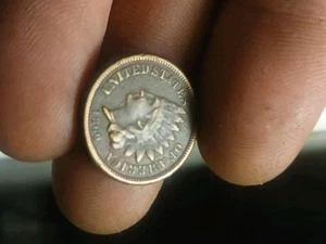 Centavo cabeza india 1860 1 c mejor fecha EF + - Imagen 1 de 4
