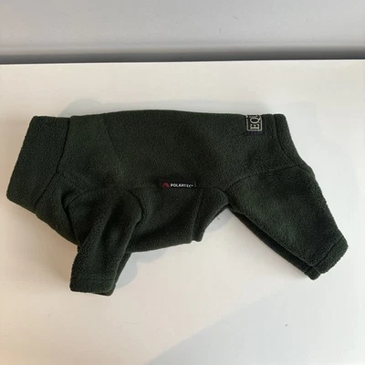 Equafleece Polartec Waterproof Full Dog Suit - Size 12 Standard Loden Green Coat - Image 1 of 4