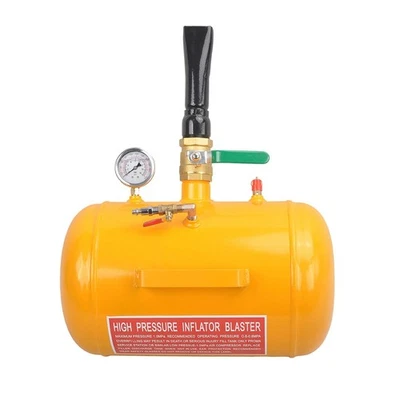 5 Gallon Air Tire Bead Seater 145PSI Blaster Tool Seating Inflator w/Gauge Gold - Image 1 of 4
