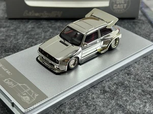 Liberty 1:64 Silver VW Golf GTI MK2 Widebody Sport Model Diecast Collect Car - Picture 1 of 9