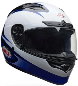 Casco de motocicleta Bell Qualifier DLX blanco/azul - Imagen 1 de 3