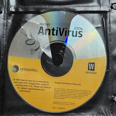 Norton AntiVirus 2003 Disc Symantec Corporation For Windows XP/2000/ME/98   - Image 1 of 3