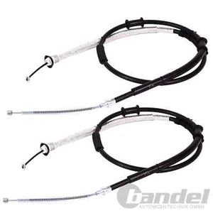 2x HANDBREMSSEIL SEILZUG HINTEN passend für FIAT PUNTO 199 + GRANDE PUNTO 199 - Bild 1 von 2