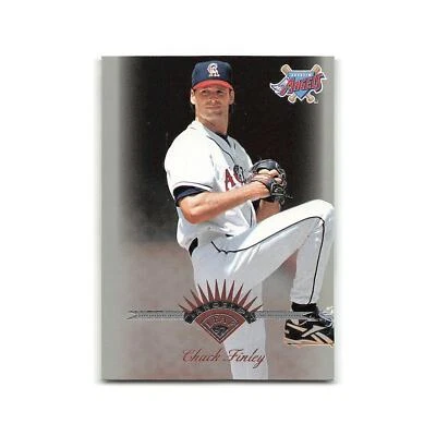 Chuck Finley 1997 Leaf #87 Anaheim Angels Baseball Card NM - Image 1 of 3