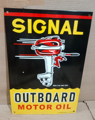 Outboard Sign In Collectible Gas & Oil Advertising Signs for sale | eBay