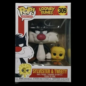 Funko Pop + Protector! Looney Tunes #309 - Sylvester & Tweety ***Mint*** - Picture 1 of 13