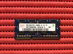 2Gb Memoria RAM HYNIX 2GB 2Rx8 PC3-10600-09-10 Acer HP Compaq - Imagen 1 de 2
