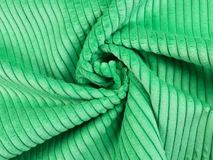 POLSTERSTOFF Cord Samt Taschen Bekleidung grob gerippt GRÜN EUR 17,98/m - Bild 1 von 6