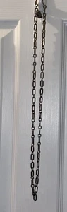 Collana catena Southpole uomo donna tono argento maglie 36" spedizione veloce - Foto 1 di 6