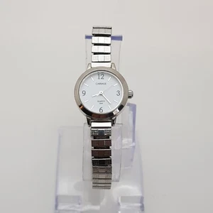 Orologio Analogico Carriage by Timex Donna Quarzo WR 30m Acciaio Inox BATTERIA NUOVA - Foto 1 di 10