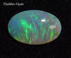2,1ct. Solider Dark/Black Opal Grün/Türkise + Video **FLASHFIRE-OPALS** - Bild 1 von 5