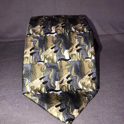 Jerry Garcia Jacquard & Print Silk Tie  60” x 3 ¾” Foto 1 de 4