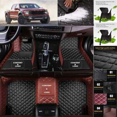 For Ford F150 Reg Cab F150 Ext Cab Car Floor Mats Waterproof Auto Custom Liner Foto 1 de 4