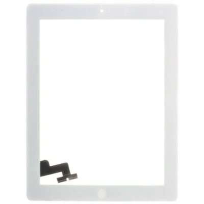 Digitizer Home Button Assembly for Apple iPad 2 White Premium Repair Part - Image 1 of 2