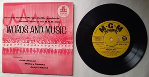 Auszüge aus MGM Film Wörter und Musik - EP - Judy Garland - Micky Rooney - EX - Bild 1 von 2