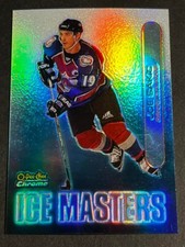 Box 3: 1999-00 OPC O PEE CHEE CHROME REFRACTOR Ice Masters Joe Sakic Avalanche