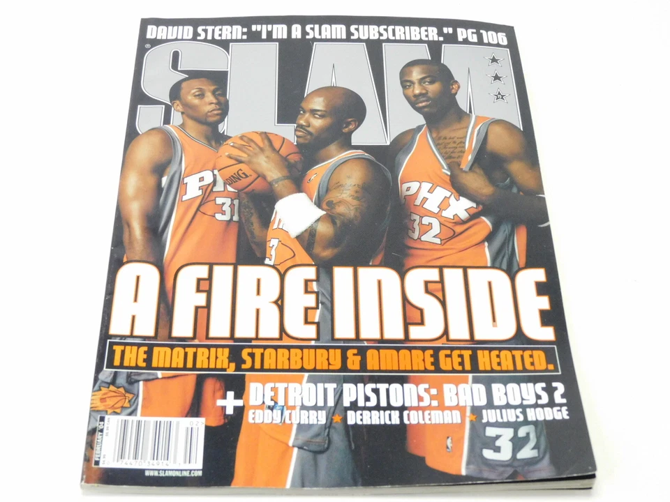Revista Slam Febrero 2004 Nº 75 A Fire Inside Matrix Starbury & Amare Get Heat Foto 1 de 4