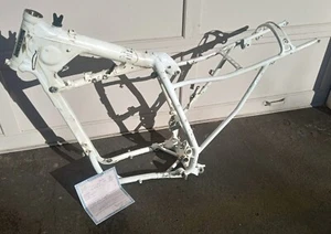 1988 - 1990 Complete Honda OEM XR600R FRAME XR 600 R 1999 Straight With Docs - Bild 1 von 13