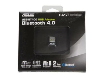 ASUS USB-BT400 USB 2.0 Adapter Bluetooth 4.0 Dongle Receiver -  New In Box  - Image 1 of 2