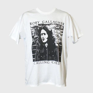 Rory Gallagher Indie Rock Short Sleeve White Unisex T-shirt S-3XL - Picture 1 of 1