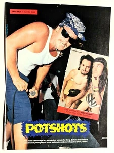 SUICIDAL TENDENCIES / MIKE MUIR FAITH NO MORE MAGAZINE FULL PAGE PINUP CLIPPING - Picture 1 of 1
