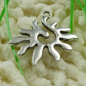 102 Stck. Tibetisches Silber Sonne Charms Anhänger 27X26MM S1436 zum Selbermachen Schmuckherstellung - Bild 1 von 6