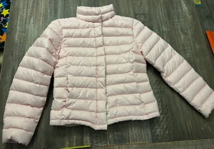 Girl's Polo Ralph Lauren Pink Insulated Puffer Bomber Jacket Sz xl - Picture 1 of 9