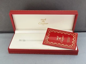 Auténtica CAJA Must De Cartier, para bolígrafo Trinity. (Sin bolígrafo) + folleto - Imagen 1 de 14