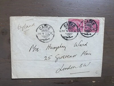 Old Collectible Cover From Egypt To England 1900 — 第 1/2 张图片