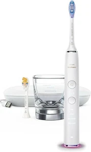 Spazzolino elettrico sonico Philips Sonicare DiamondClean 9000 HX9917/88, Bianco - Foto 1 di 7