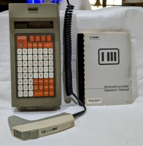 Intermec 9420 022011 Portable Laser Reader Barcode Scanner RARE COMPLETE - Picture 1 of 24