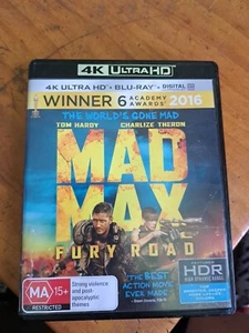 Mad Max Fury Road - 4K Ultra HD UHD + Blu-Ray New & Sealed - Region B - Picture 1 of 3