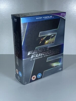 Fast & Furious - 7 Movie Collection - Blu-Ray Box Set - Factory Sealed - Image 1 of 4