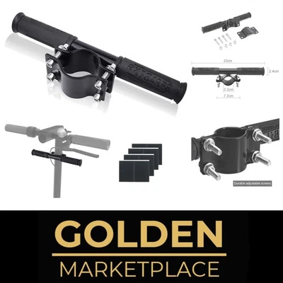 JEEZAO Kinder Lenkergriff Aluminium verstellbar schwarz Sicherheit Scooter Zubehör