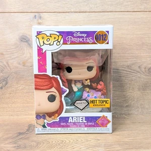 Funko Pop! Ariel #1012 Disney Princesa Diamante Brillo Hot Topic Exclusivo Nuevo - Imagen 1 de 6