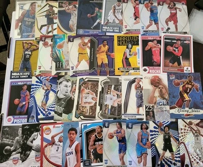 Lot of 55 NBA Cards All ROOKIES Mint Karl-Anthony Towns Amen Thompson And More  - Image 1 of 4