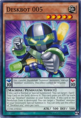 Deskbot 005 - CORE-EN044 - Common - Unlimited Edition - Damaged - Image 1 of 1