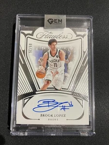 2023-24 Flawless Brook Lopez Bucks On Card Auto /25 - Picture 1 of 2