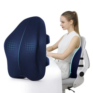 Lumbar Support Pillow for Office Chair Back Support Pillow for Chair Car Seat... - Picture 1 of 6