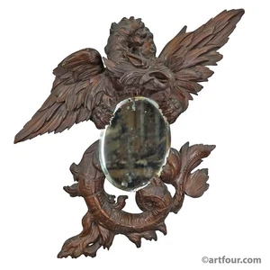 Victorian Mirror with Carved Dragon in the Manner of Gabriel Viardot ca. 1880 - Picture 1 of 12