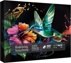 Colorful Bird Flower Puzzles for Adults 1000 Pieces Nature, Beautiful... - Picture 1 of 5