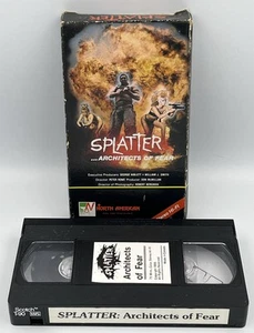 Splatter Architects of Fear VHS 1986 Horror Slasher 80s Untested Has Mold - Picture 1 of 7