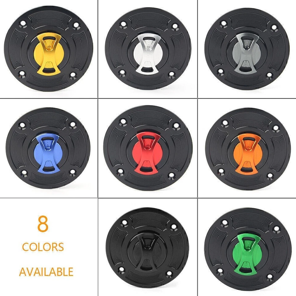 Fuel Gas Tank Cap Cover For Suzuki TL1000S GS500 GSXR600 GSXR750 GSXR1000 Foto 1 de 4