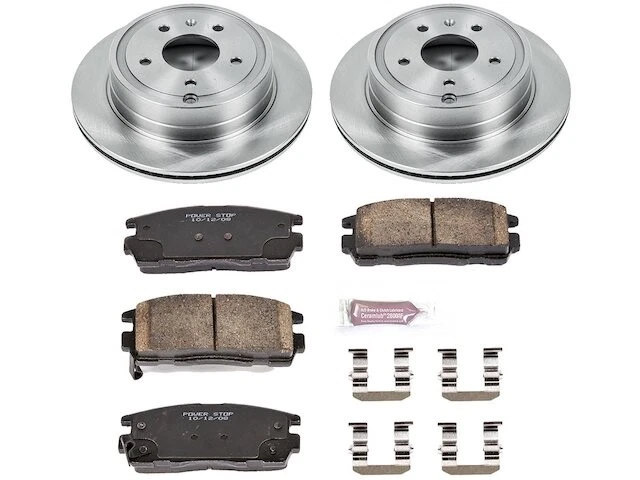 Kit de pastillas de freno trasero y rotor Power Stop 91XBXH48 para Saturn Vue 2008 2009 2010 Foto 1 de 1