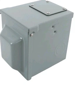 Dual 20Amp Outdoor Electrical Outlet Box GFCI Receptacle Rainproof 3R ETL Listed - Foto 1 di 13