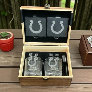 Juego de vasos de whisky Colts NFL - Imagen 1 de 1