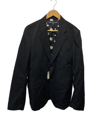 Black Comme Des Garcons Wool Gabardine Jacket Size L Black Comme Des Garcons Wool Gabardine Jacket Size L