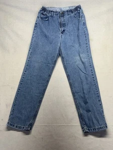 Vintage Lee Jeans Damengröße 14 Medium hoher Bund mittlere Waschung Mom Jeans hergestellt in den USA - Bild 1 von 10